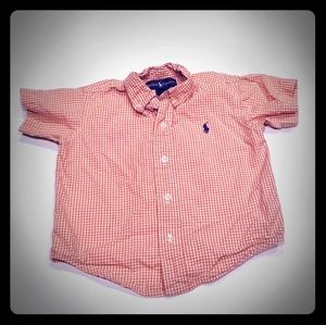 🔥5/$10 18m short sleeve button up polo